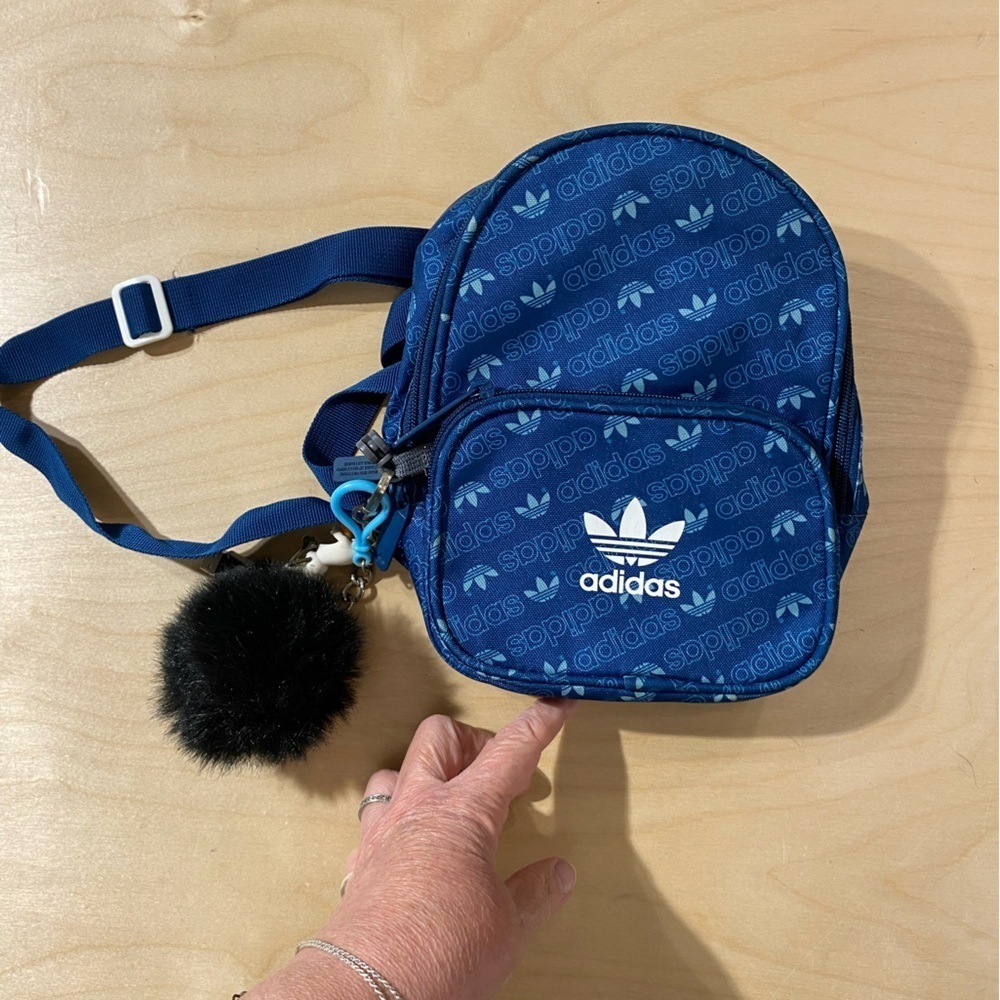 Adidas Kids Blue Mini Backpack (OC)